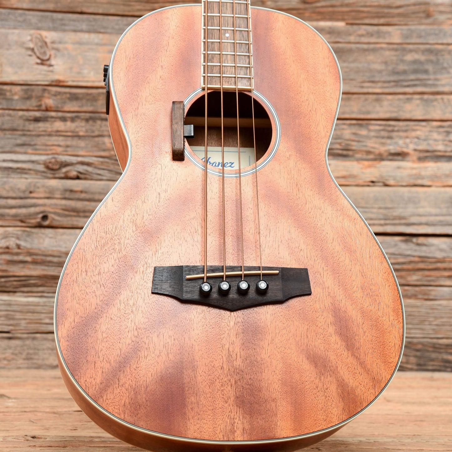 Ibanez PNB14EOPN 4-String Open Pore Parlor Bass Natural Bass Guitars / Short Scale