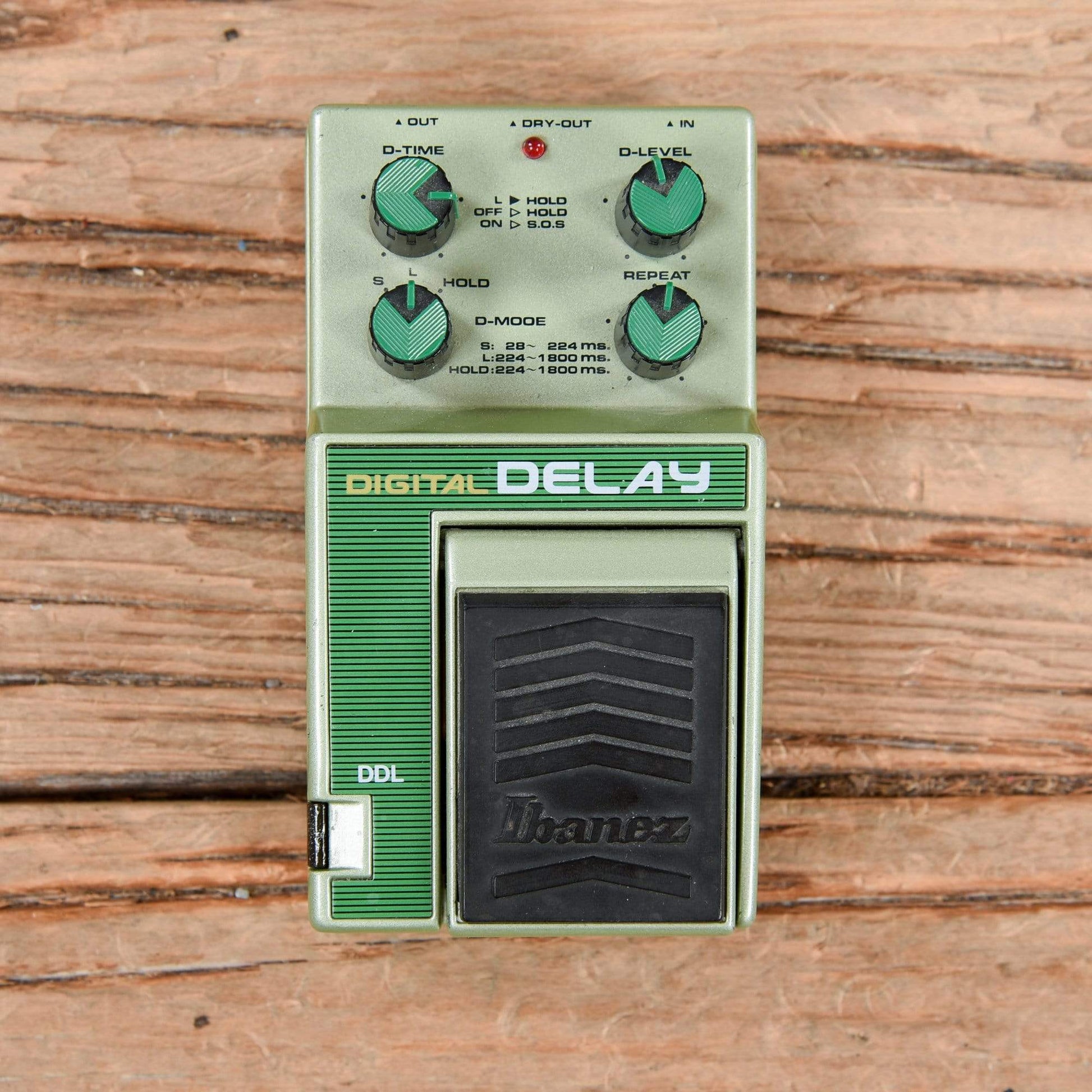 80s delay pedal Ibanez DDL Digital Delay – Chicago Music Exchange