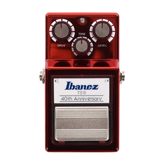 Ibanez Limited Edition TS9 40th Anniversary Ruby Finish Effects and Pedals / Overdrive and Boost