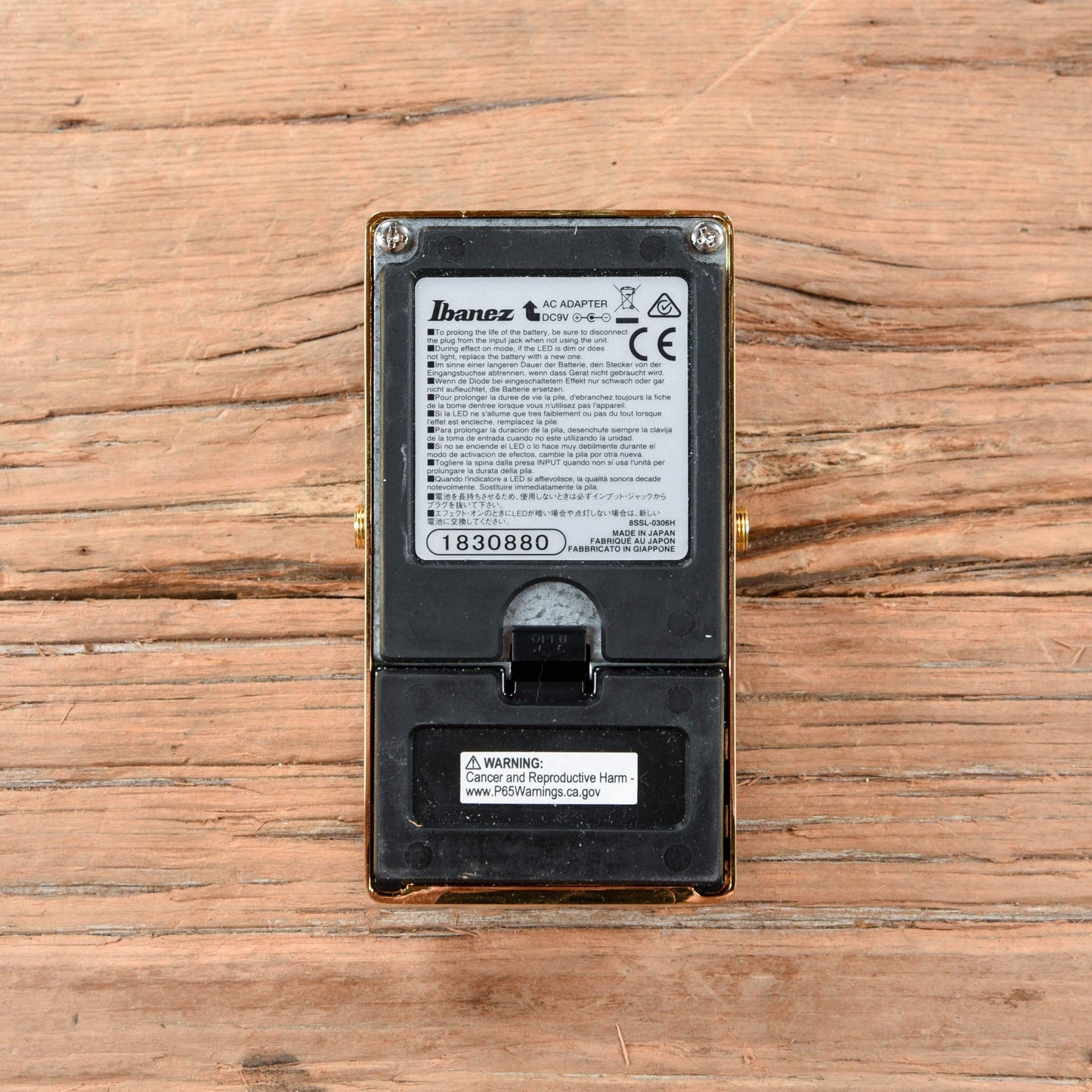 Ibanez Limited Edition TS9 Tube Screamer Gold Effects and Pedals / Overdrive and Boost