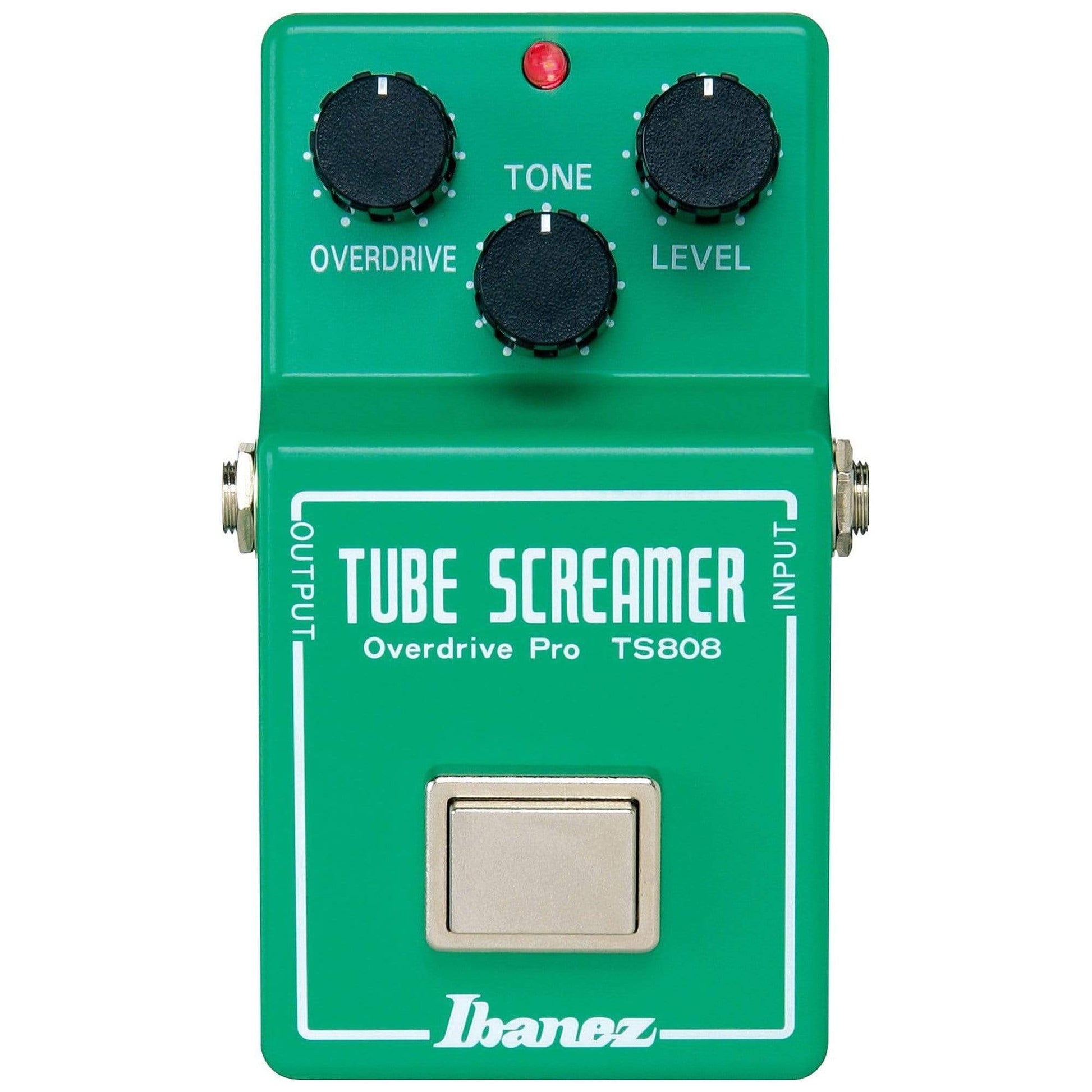 Ibanez TS-808 Tube Screamer Pro Bundle w/ Truetone 1 Spot Space Saving 9v Adapter Effects and Pedals / Overdrive and Boost