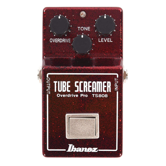 Ibanez TS808 Limited Edition 40th Anniversary Ruby Red Sparkle Effects and Pedals / Overdrive and Boost