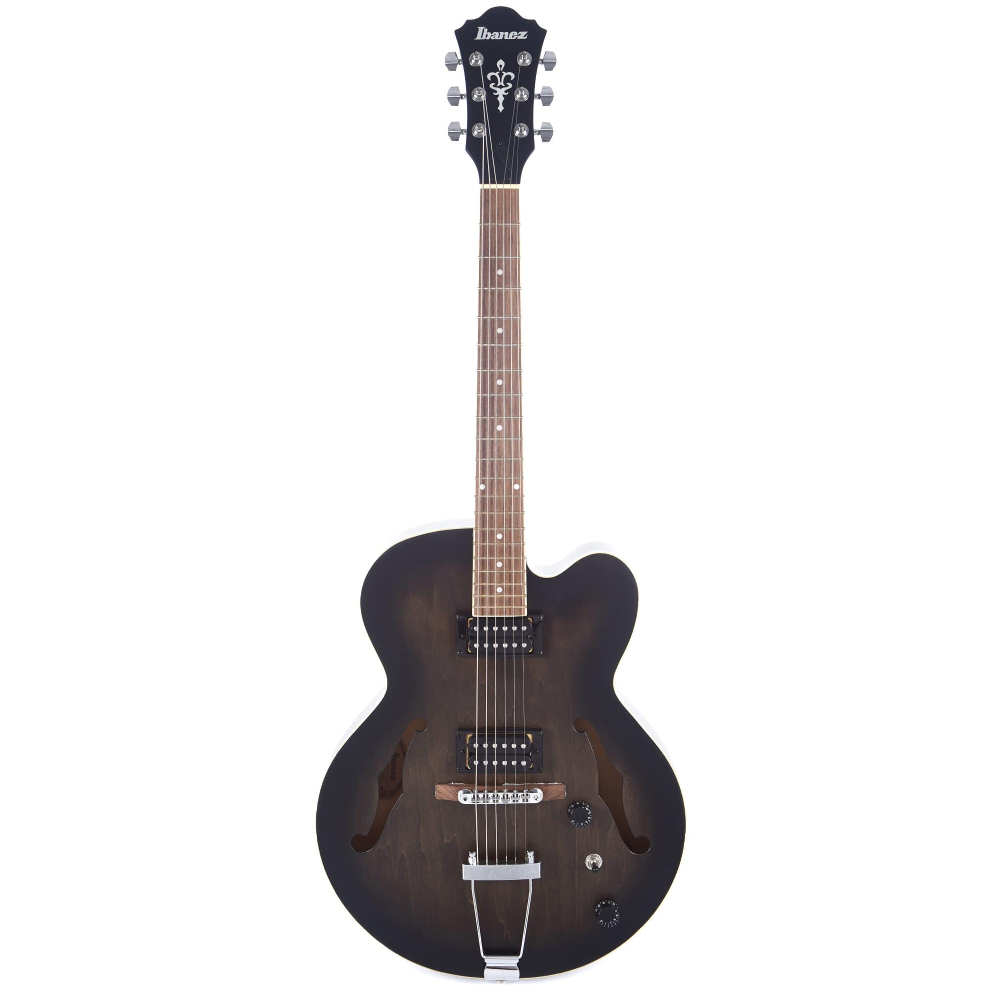 Ibanez AF55 Artcore Transparent Black Flat Hollow Body Electric Guitars / Hollow Body