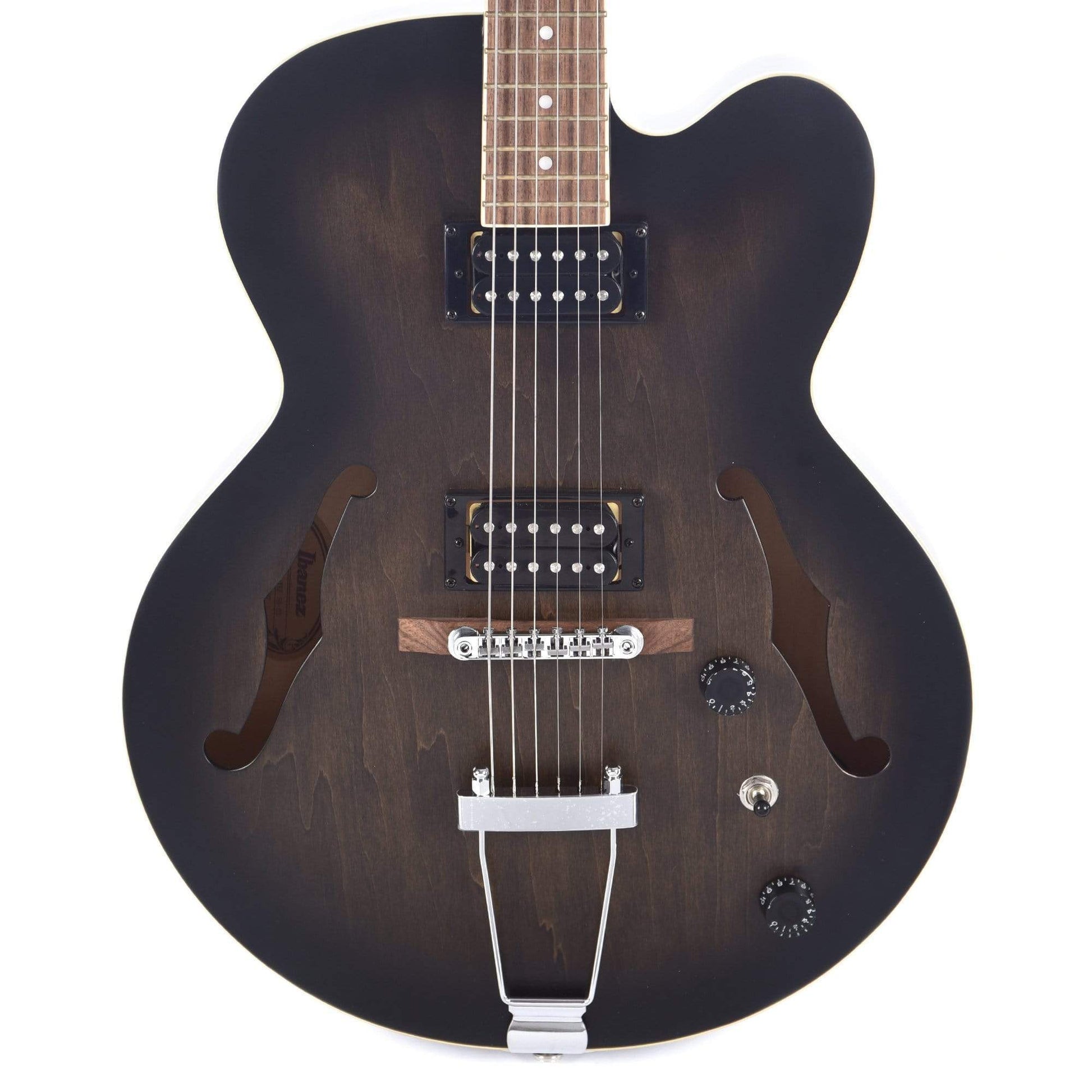 Ibanez AF55 Artcore Transparent Black Flat Hollow Body Electric Guitars / Hollow Body