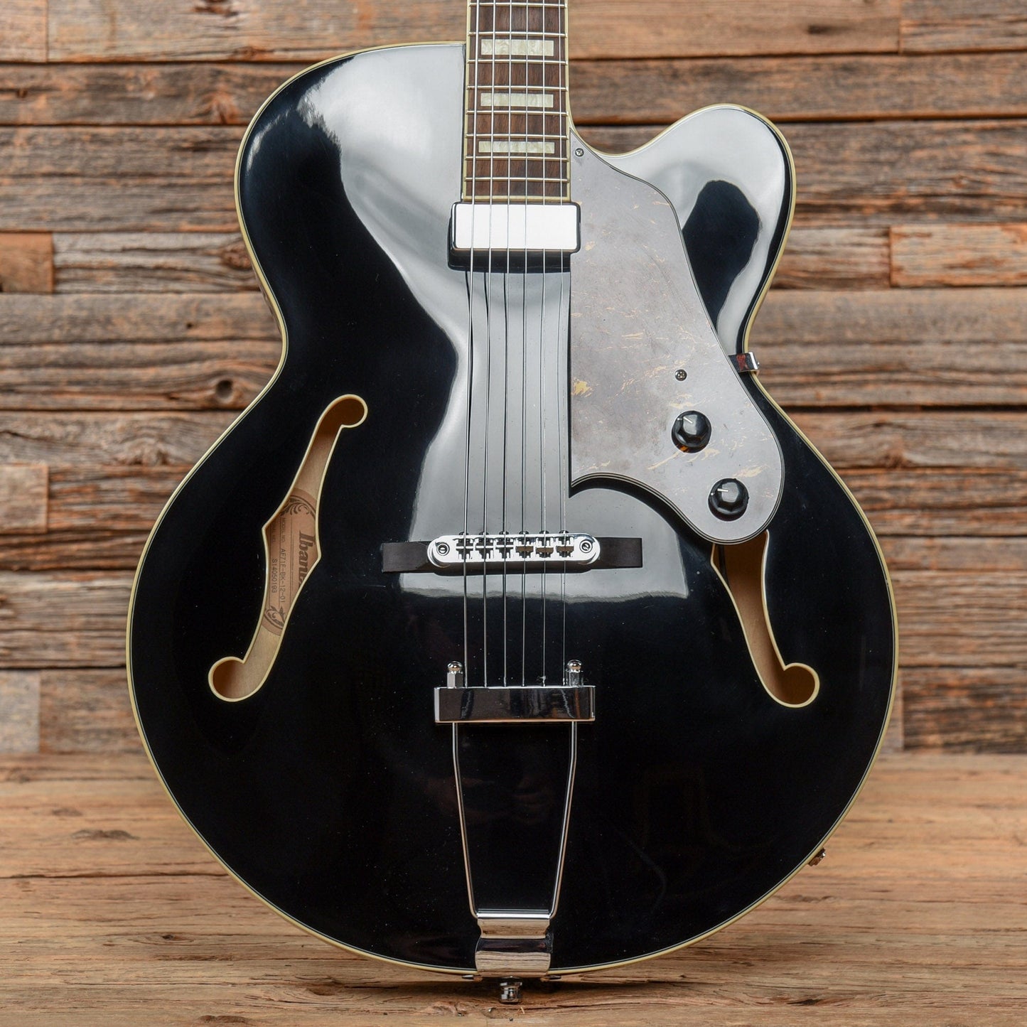 Ibanez AF71 Artcore Ebony Electric Guitars / Hollow Body