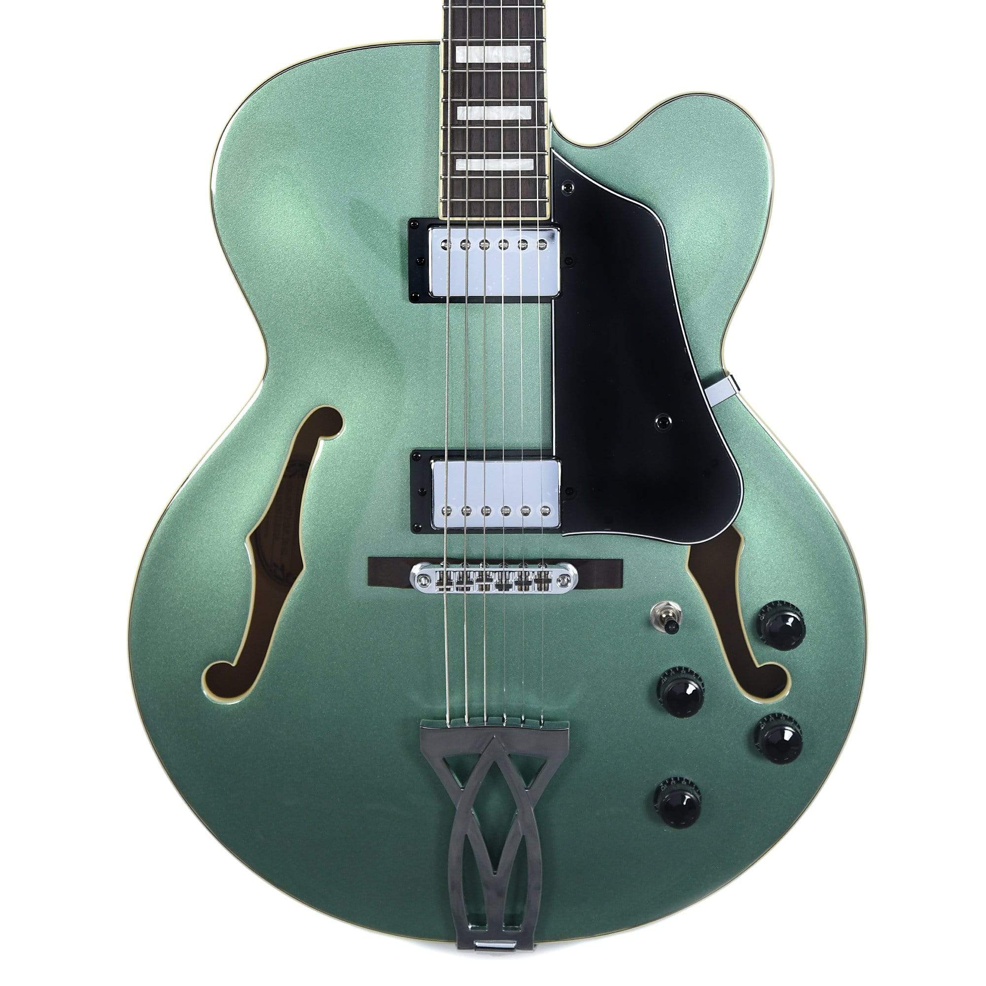 Ibanez AF75 Artcore Hollow Body Olive Metallic w/Ibanez Powerpad Ultra Premium Gig Bag Electric Guitars / Hollow Body