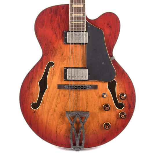 Ibanez AFV75 Artcore Vintage Vintage Amber Burst Low Gloss Hollow Body Electric Guitars / Hollow Body