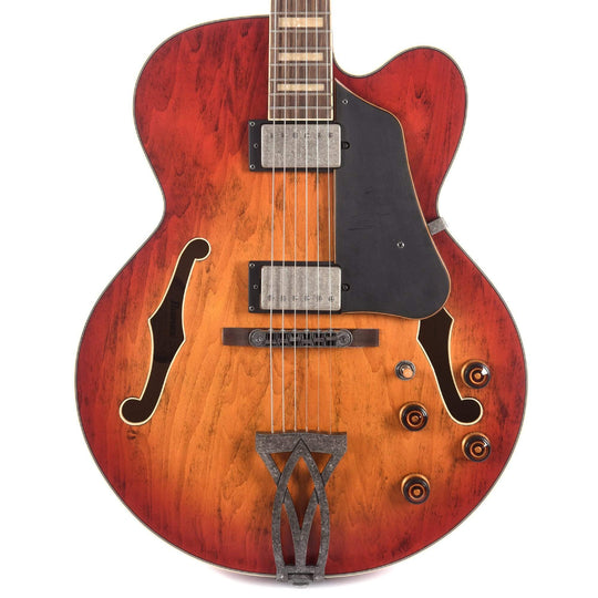 Ibanez AFV75 Artcore Vintage Vintage Amber Burst Low Gloss Hollow Body Electric Guitars / Hollow Body