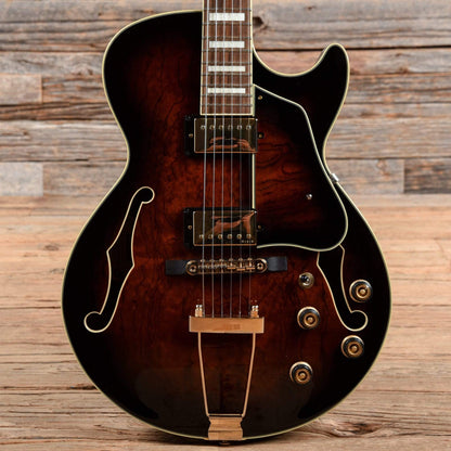 Ibanez AG95-DBS Artcore Expressionist Series Bubinga Hollowbody Dark Brown Sunburst 2013 Electric Guitars / Hollow Body