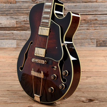 Ibanez AG95-DBS Artcore Expressionist Series Bubinga Hollowbody Dark Brown Sunburst 2013 Electric Guitars / Hollow Body