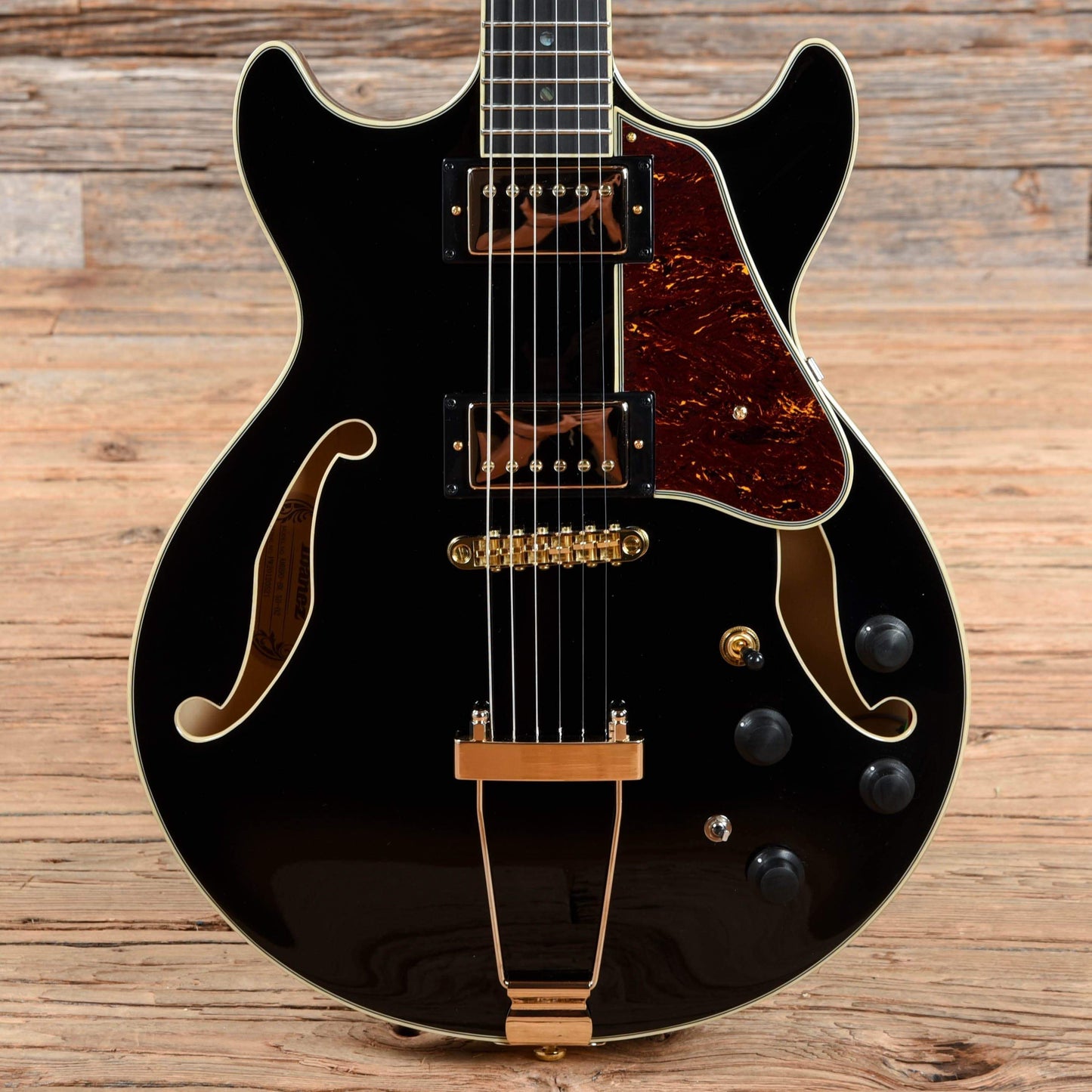 Ibanez AMH90 Artcore Expressionist Black Electric Guitars / Hollow Body