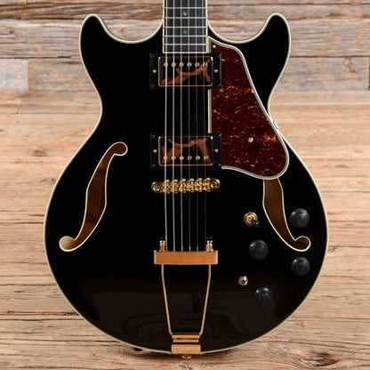 Ibanez AMH90 Artcore Expressionist Black Electric Guitars / Hollow Body