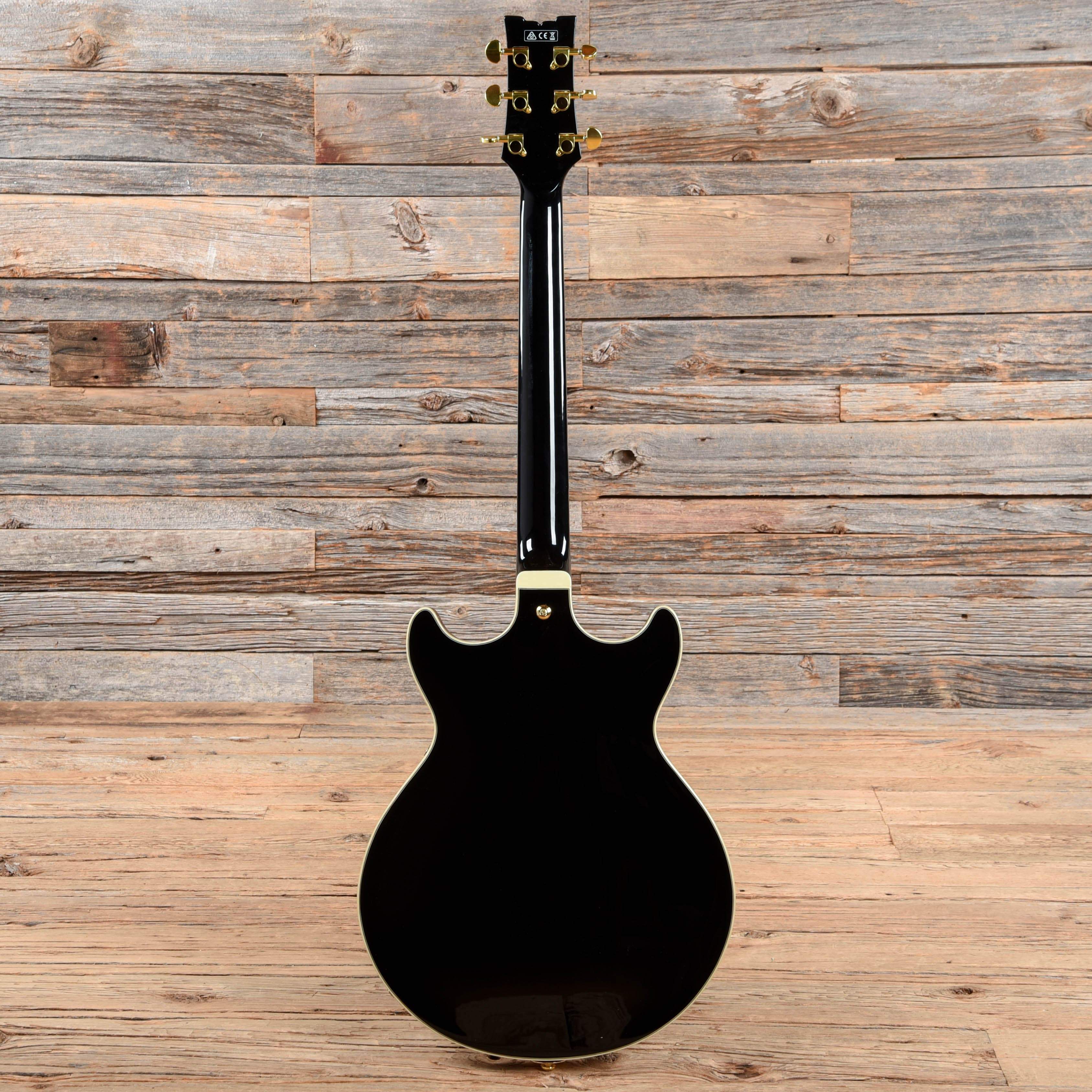 Ibanez AMH90 Artcore Expressionist Black – Chicago Music Exchange