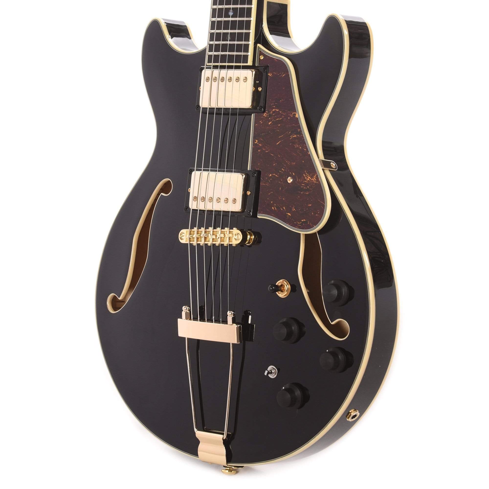 Ibanez AMH90 Artcore Expressionist Black Electric Guitars / Hollow Body
