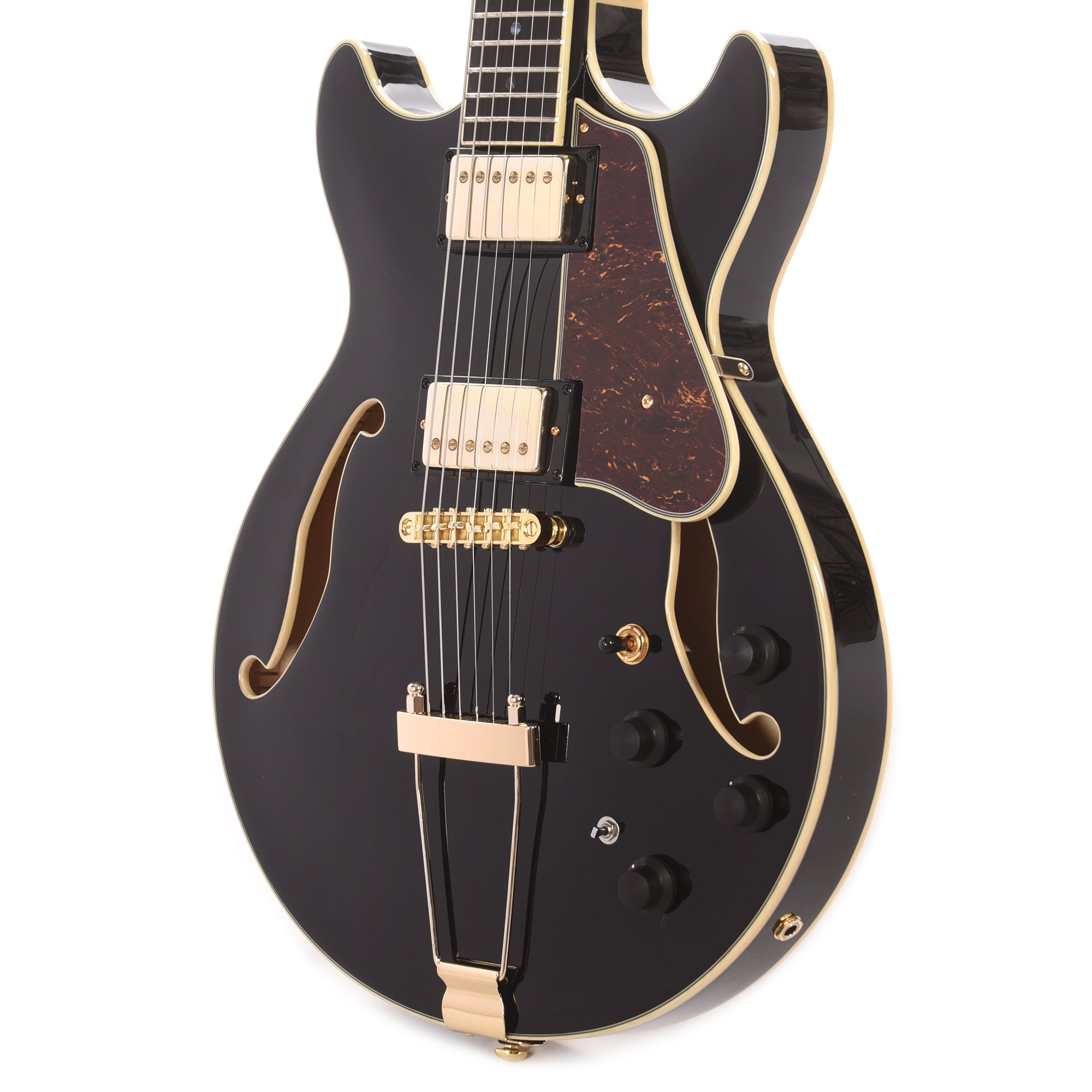 Ibanez AMH90 Artcore Expressionist Black Electric Guitars / Hollow Body