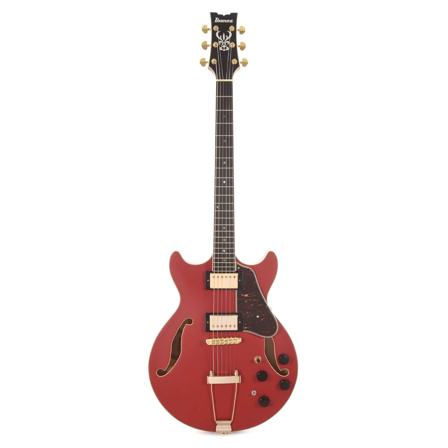 Ibanez AMH90 Artcore Expressionist Cherry Red Flat Electric Guitars / Hollow Body