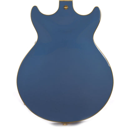 Ibanez AMH90 Artcore Expressionist Full-Hollow Prussian Blue Metallic Electric Guitars / Hollow Body