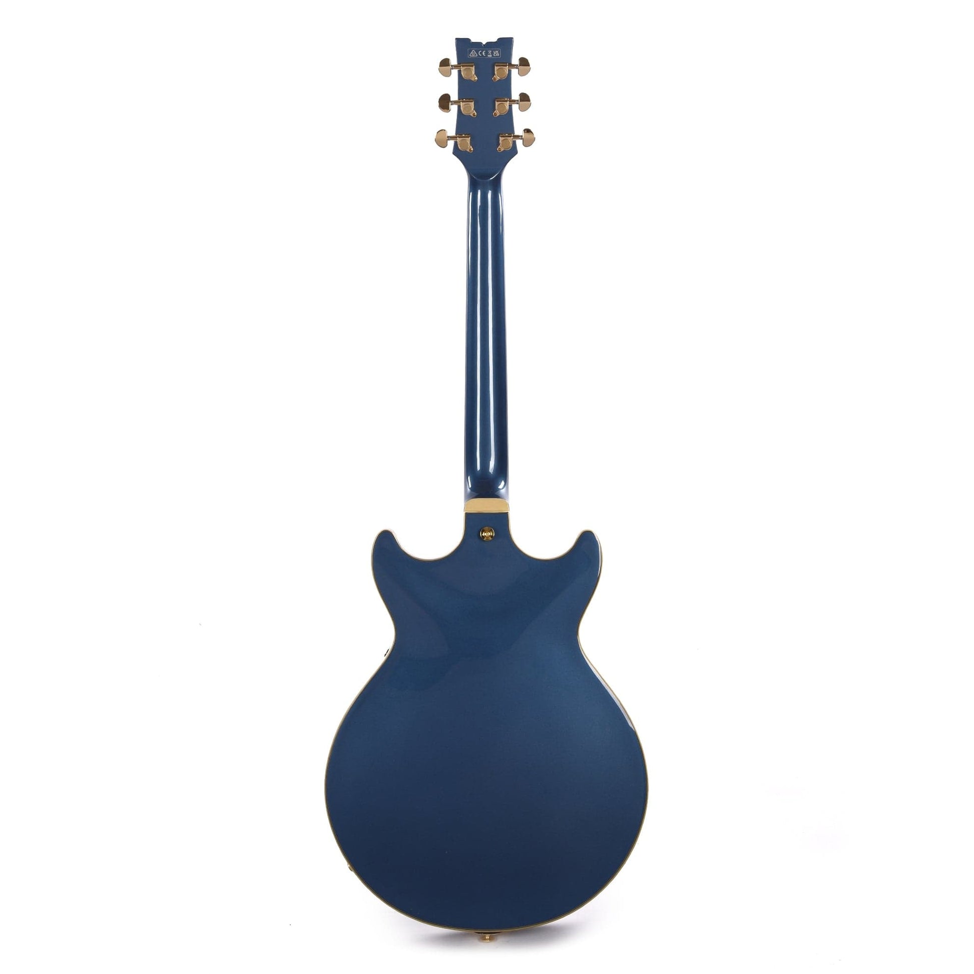 Ibanez AMH90 Artcore Expressionist Full-Hollow Prussian Blue Metallic Electric Guitars / Hollow Body
