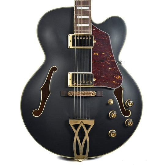 Ibanez Artcore AF75G Black Flat Electric Guitars / Hollow Body