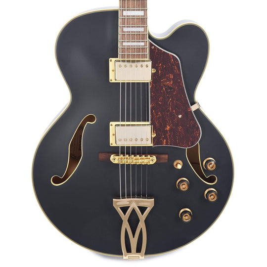 Ibanez Artcore AF75G Black Flat Electric Guitars / Hollow Body