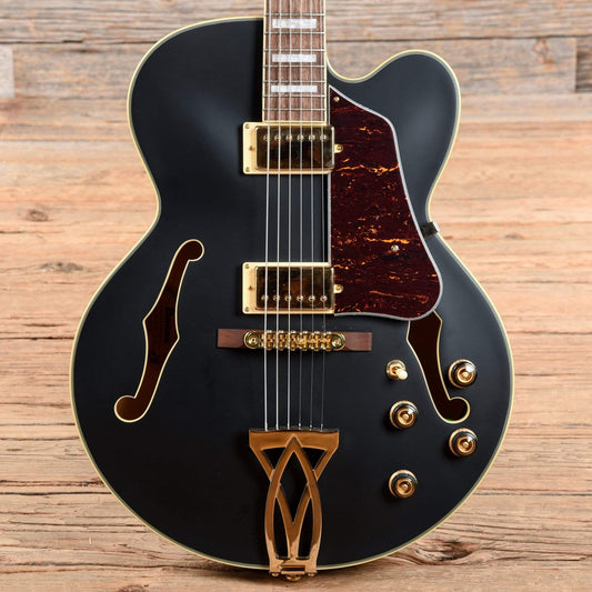 Ibanez Artcore AF75G Black Flat Electric Guitars / Hollow Body