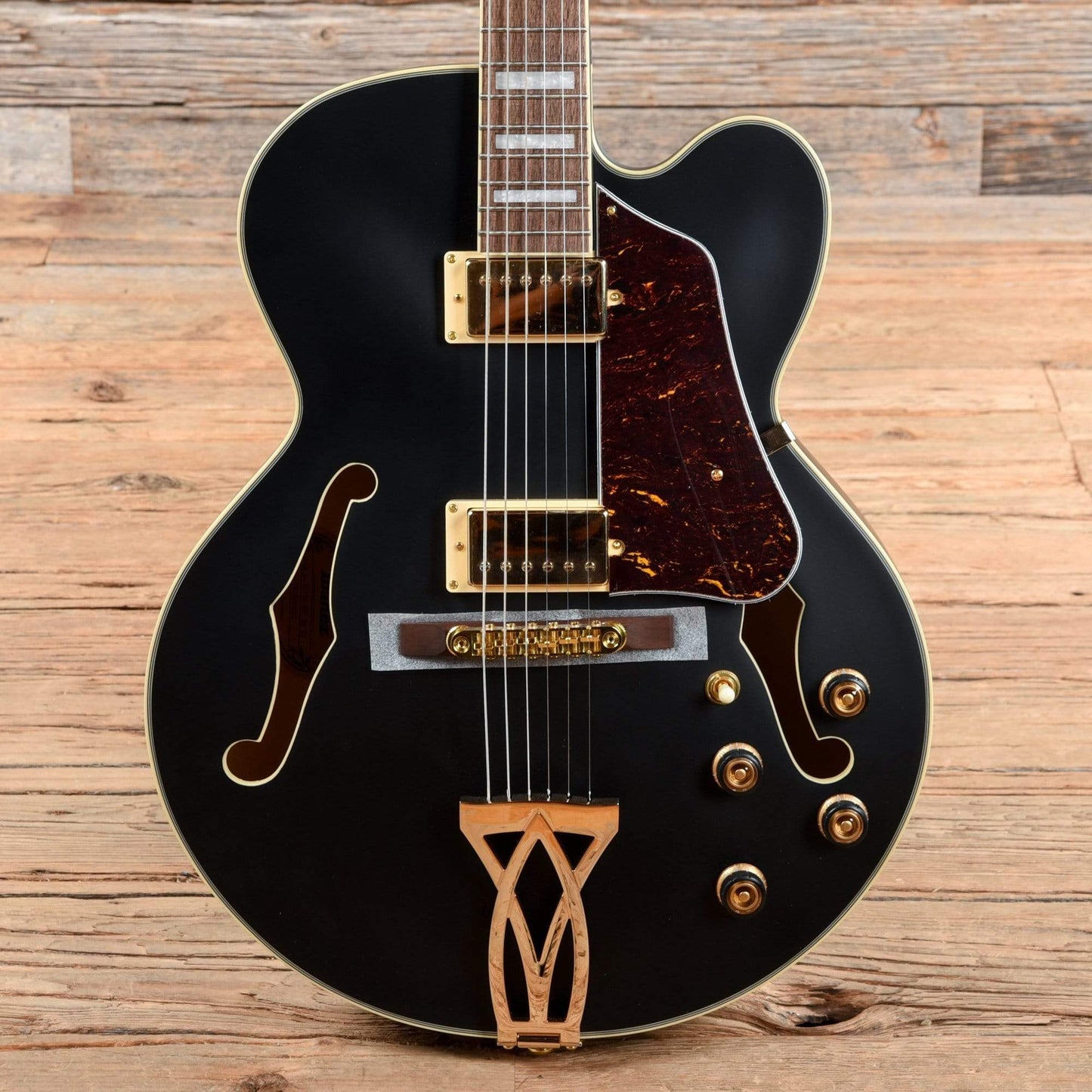 Ibanez Artcore AF75G Black Flat Electric Guitars / Hollow Body