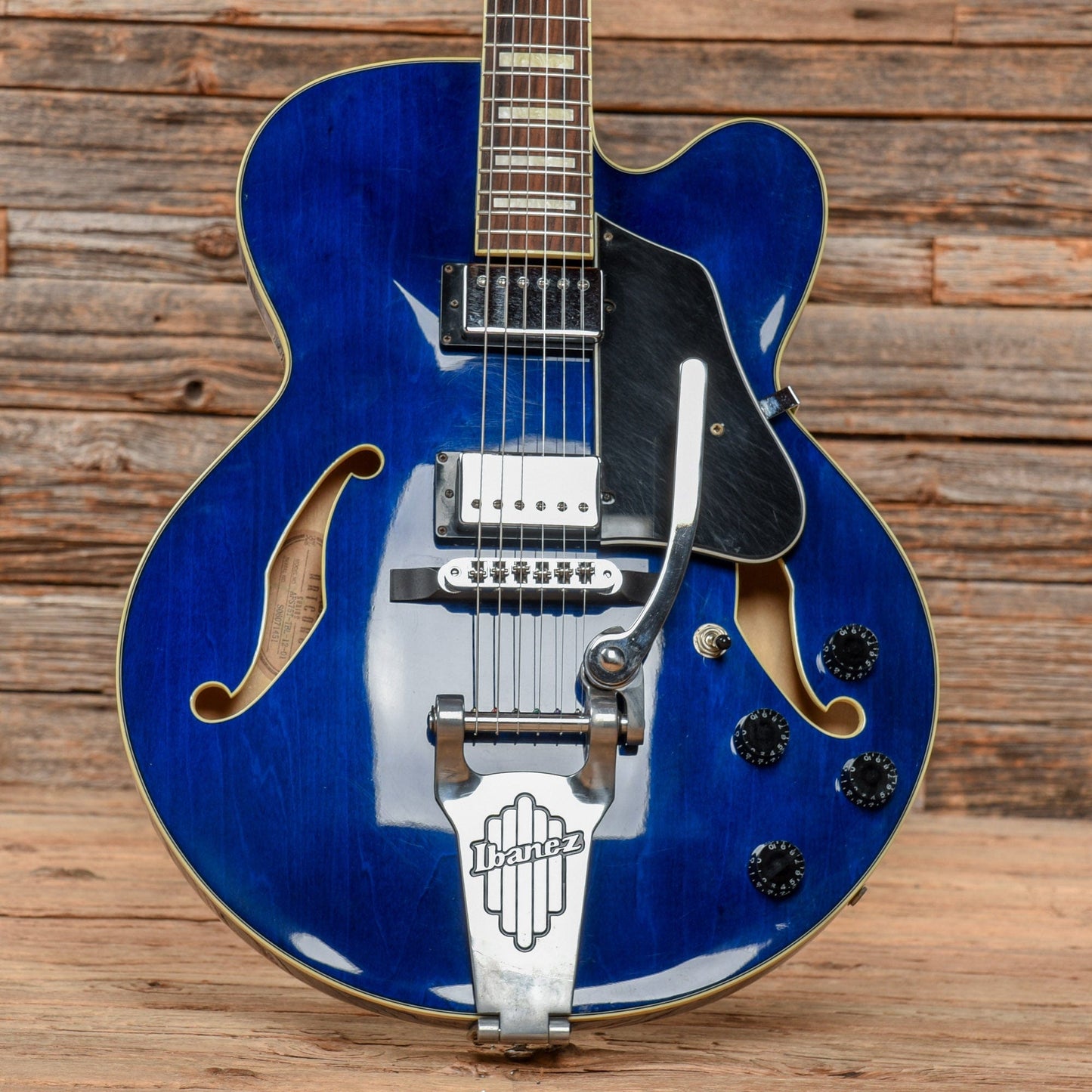 Ibanez Artcore AFS75T Transparent Blue 2006 Electric Guitars / Hollow Body