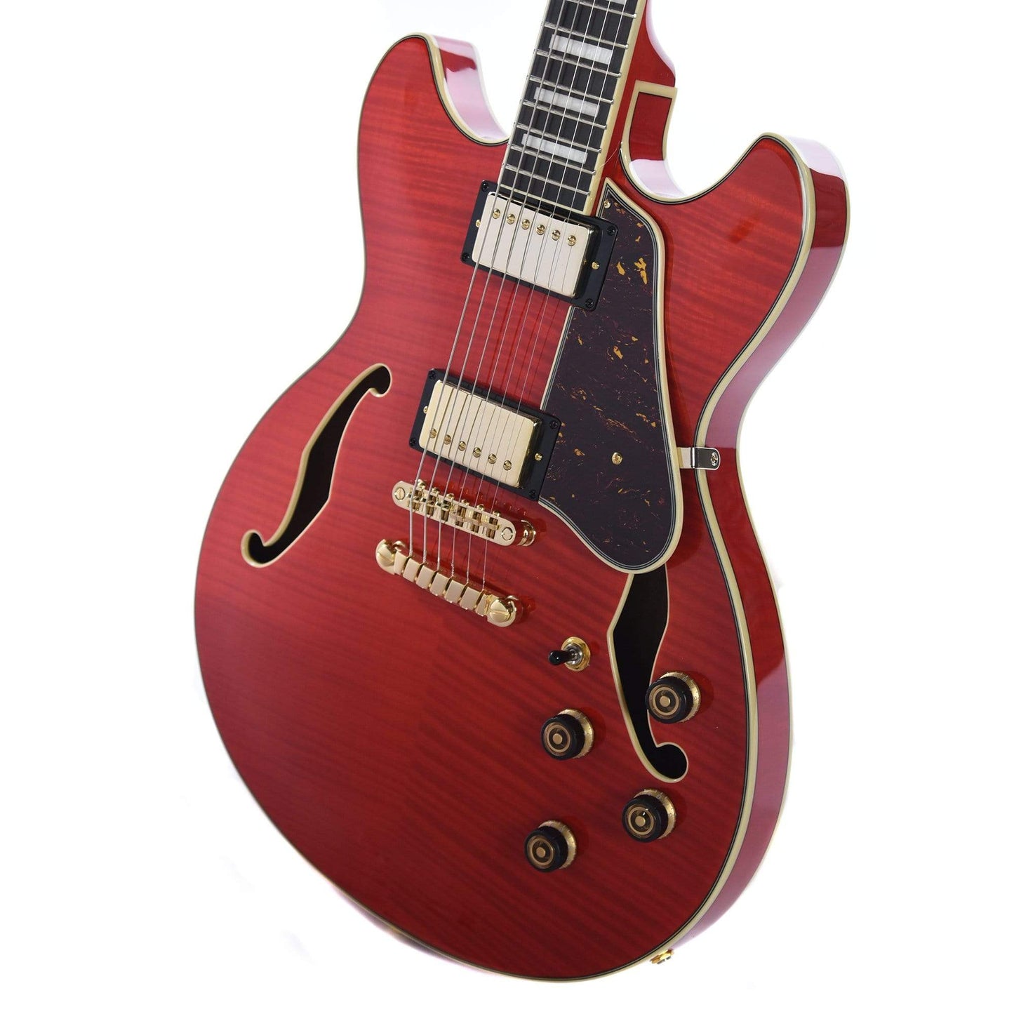 Ibanez AS93FM Artcore Expressionist Semi-Hollow Body Transparent Cherry Red Electric Guitars / Hollow Body