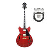 Ibanez AS93FM Artcore Expressionist Semi-Hollow Body Transparent Cherry Red Cable Bundle Electric Guitars / Hollow Body