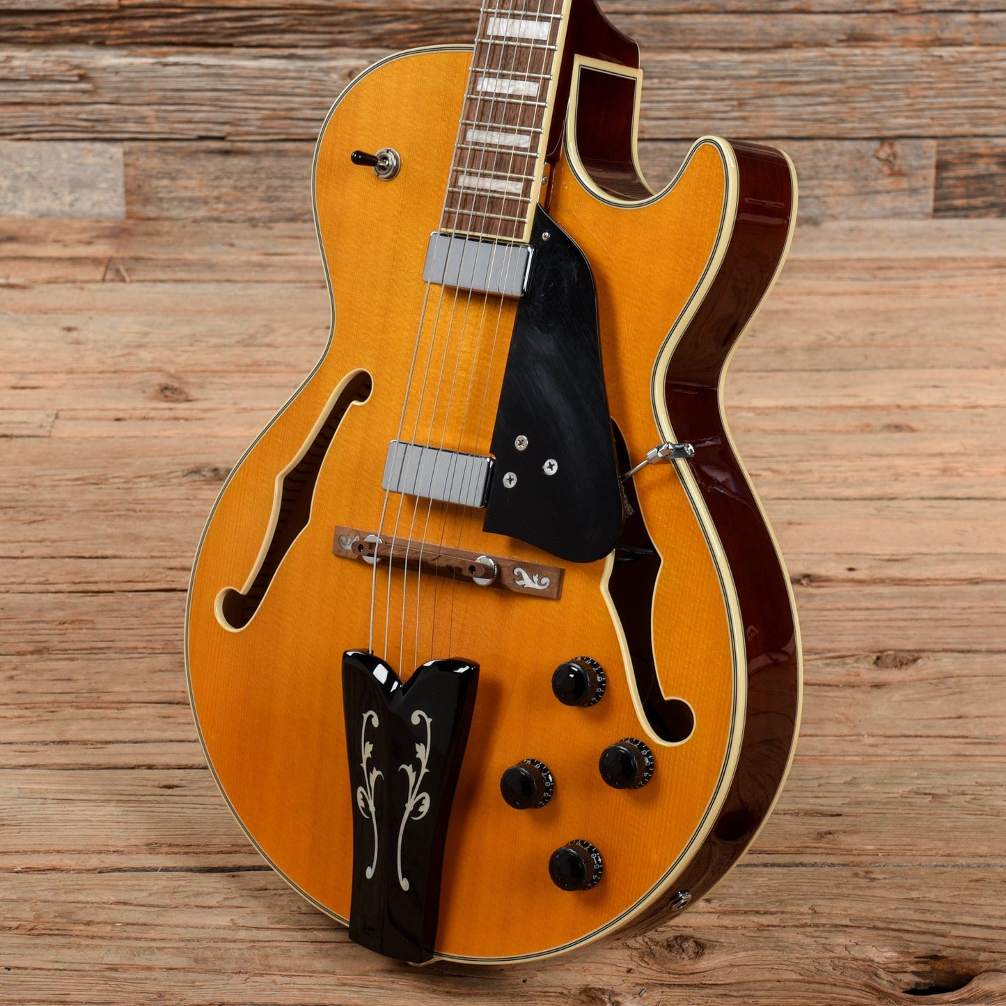 Ibanez GB10EM-AA George Benson Signature Antique Amber Electric Guitars / Hollow Body