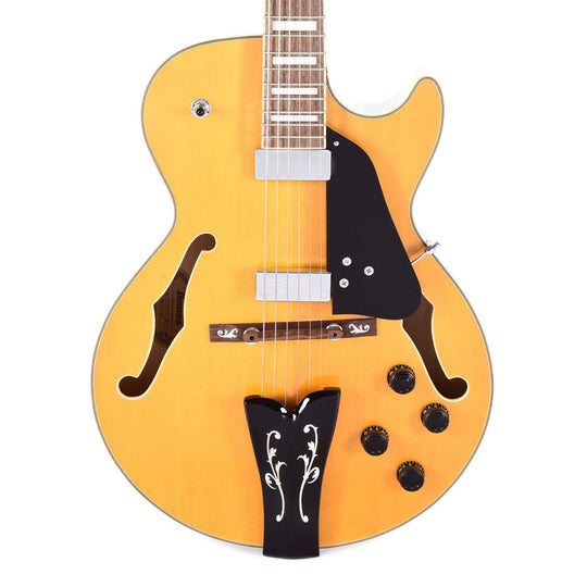Ibanez GB10EM George Benson Signature Hollow Body Antique Amber Electric Guitars / Hollow Body