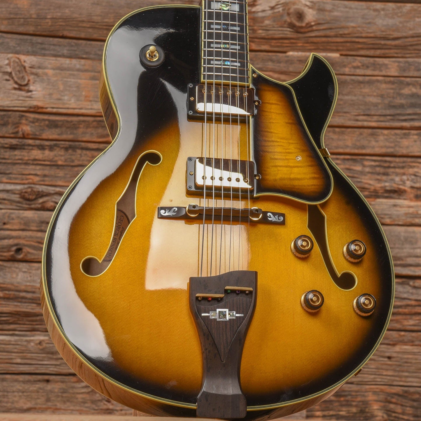 Ibanez LGB300-VYS George Benson Signature Sunburst Electric Guitars / Hollow Body