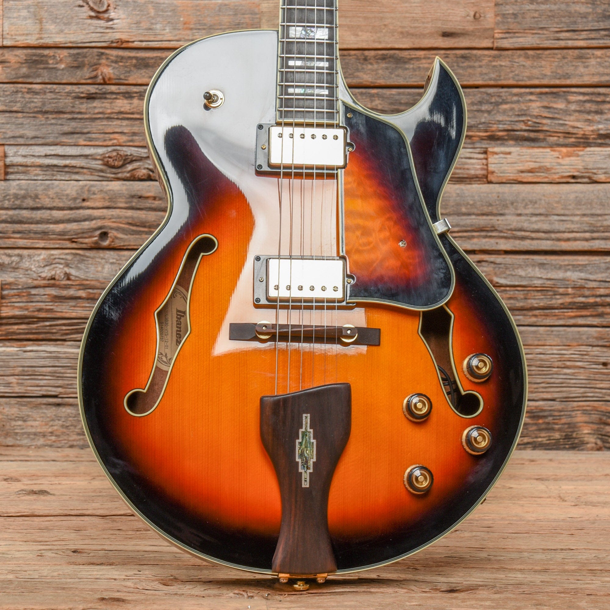 Ibanez LGB30VYS Electric Guitar Benson Signature Vintage Yellow Sunburst 2014 Electric Guitars / Hollow Body