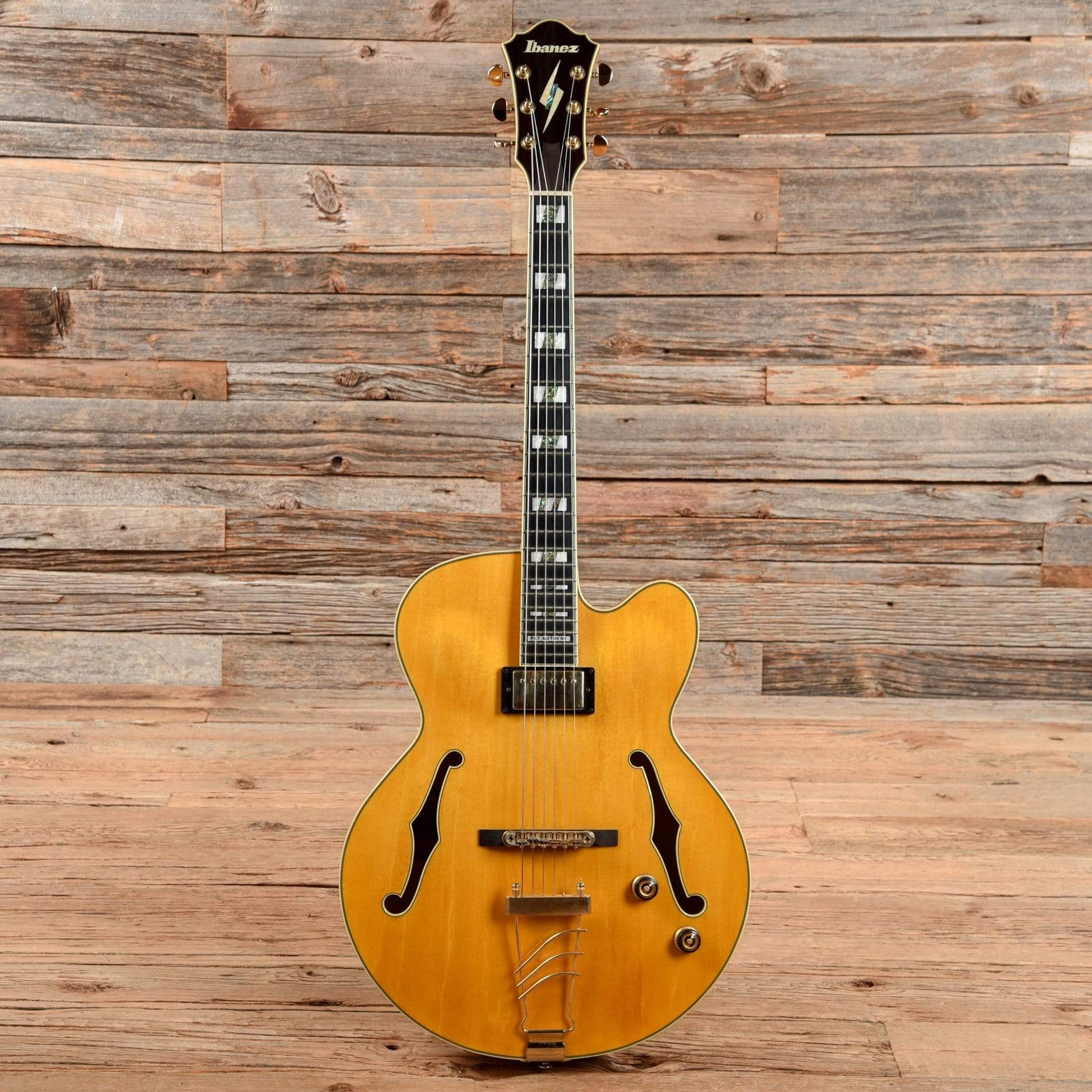 Ibanez Pat Metheny PM2C-VNT Natural Electric Guitars / Hollow Body