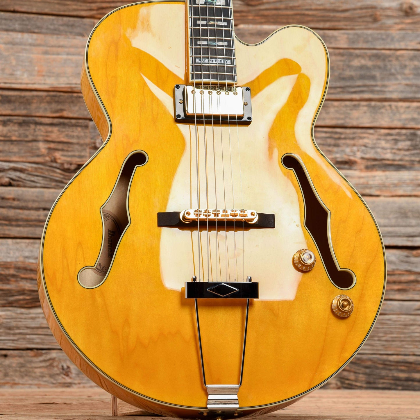 Ibanez PM2-AA Pat Metheny Signature Hollowbody Antique Amber 2019 Electric Guitars / Hollow Body