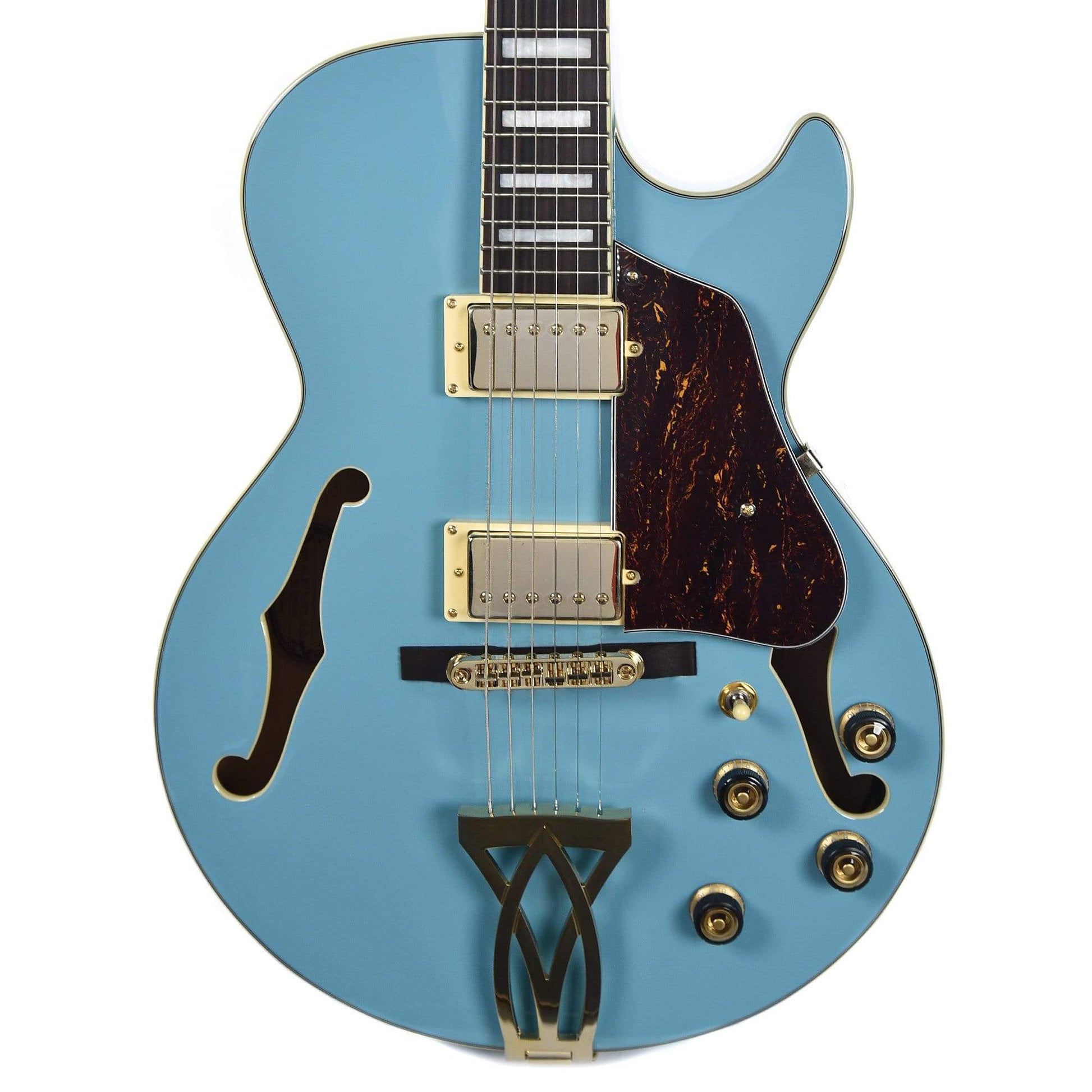 Ibanez AG75G Artcore Hollow Body Mint Blue w/Ibanez Powerpad Ultra Premium Gig Bag Electric Guitars / Semi-Hollow