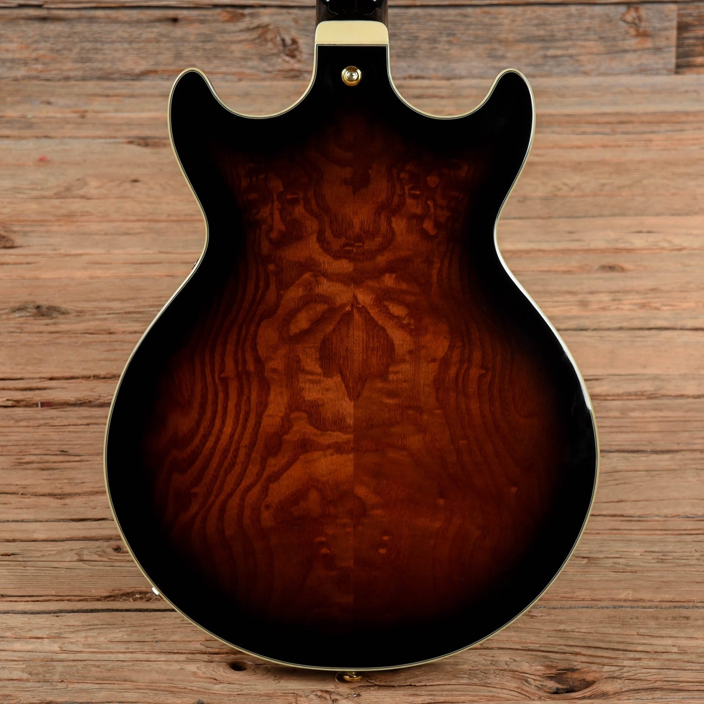 Ibanez AM153QA-DBS Dark Brown Sunburst Electric Guitars / Semi-Hollow