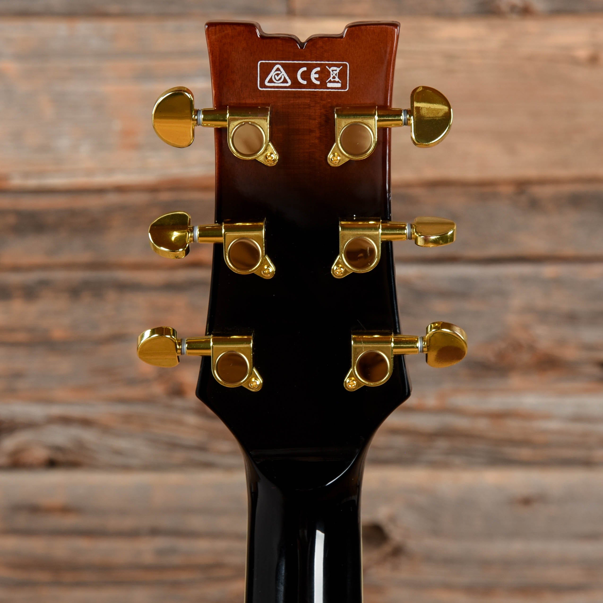 Ibanez AM153QA-DBS Dark Brown Sunburst Electric Guitars / Semi-Hollow