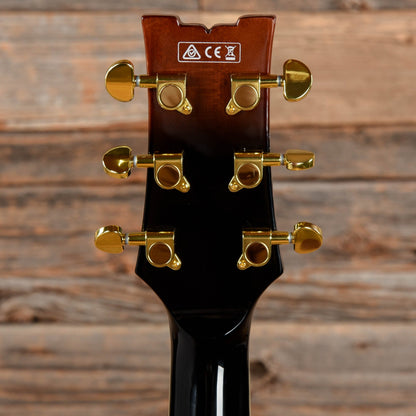 Ibanez AM153QA-DBS Dark Brown Sunburst Electric Guitars / Semi-Hollow