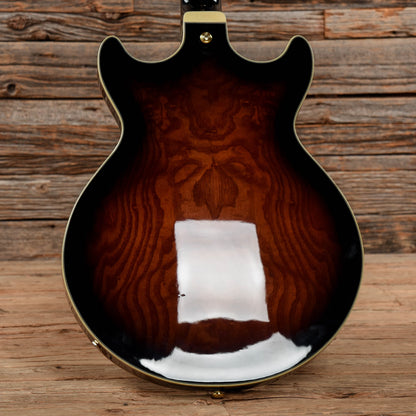 Ibanez AM153QA-DBS Dark Brown Sunburst Electric Guitars / Semi-Hollow
