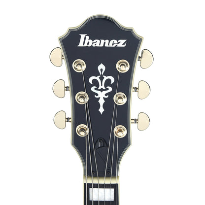 Ibanez AM93QM Artcore Expressionist Semi-Hollow Body Jet Blue Burst Electric Guitars / Semi-Hollow