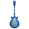 Ibanez AM93QM Artcore Expressionist Semi-Hollow Body Jet Blue Burst Electric Guitars / Semi-Hollow