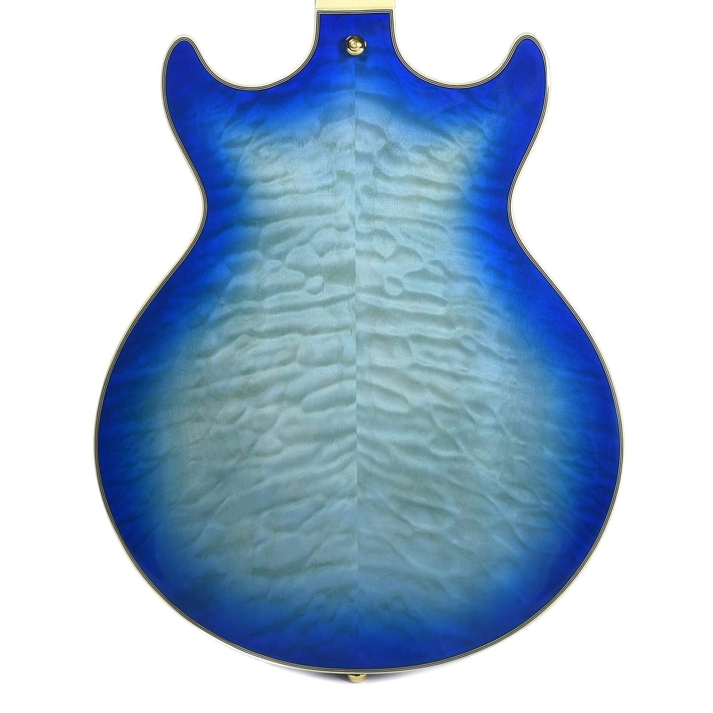 Ibanez AM93QM Artcore Expressionist Semi-Hollow Body Jet Blue Burst Electric Guitars / Semi-Hollow