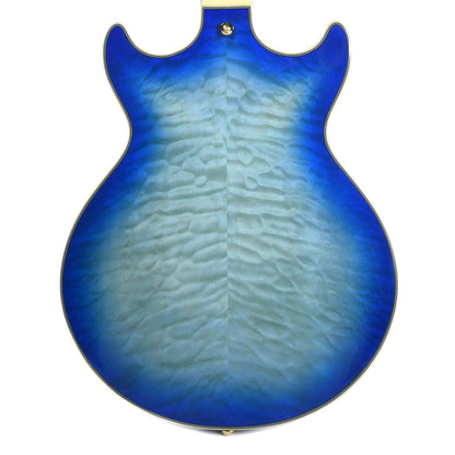 Ibanez AM93QM Artcore Expressionist Semi-Hollow Body Jet Blue Burst Electric Guitars / Semi-Hollow