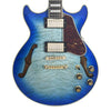 Ibanez AM93QM Artcore Expressionist Semi-Hollow Body Jet Blue Burst w/Ibanez Hardshell Case Electric Guitars / Semi-Hollow