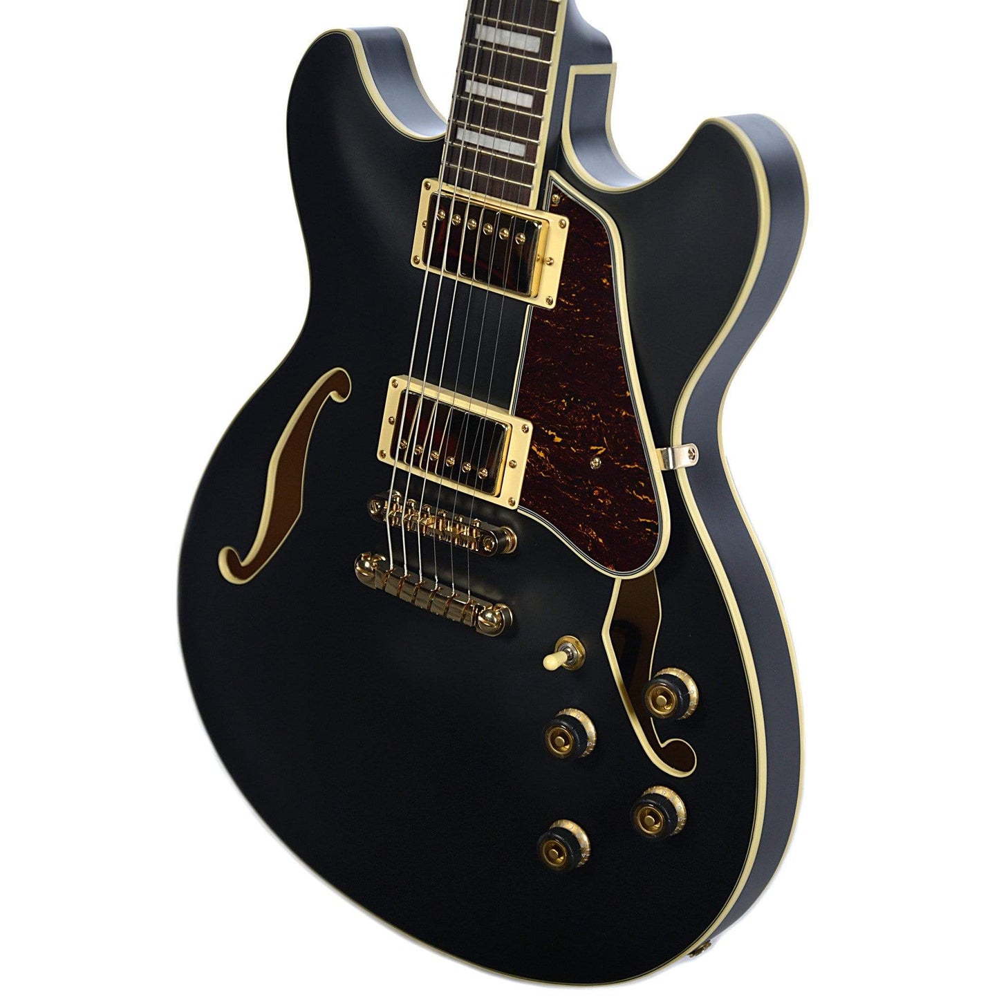 Ibanez Artcore AS73G Black Flat Electric Guitars / Semi-Hollow