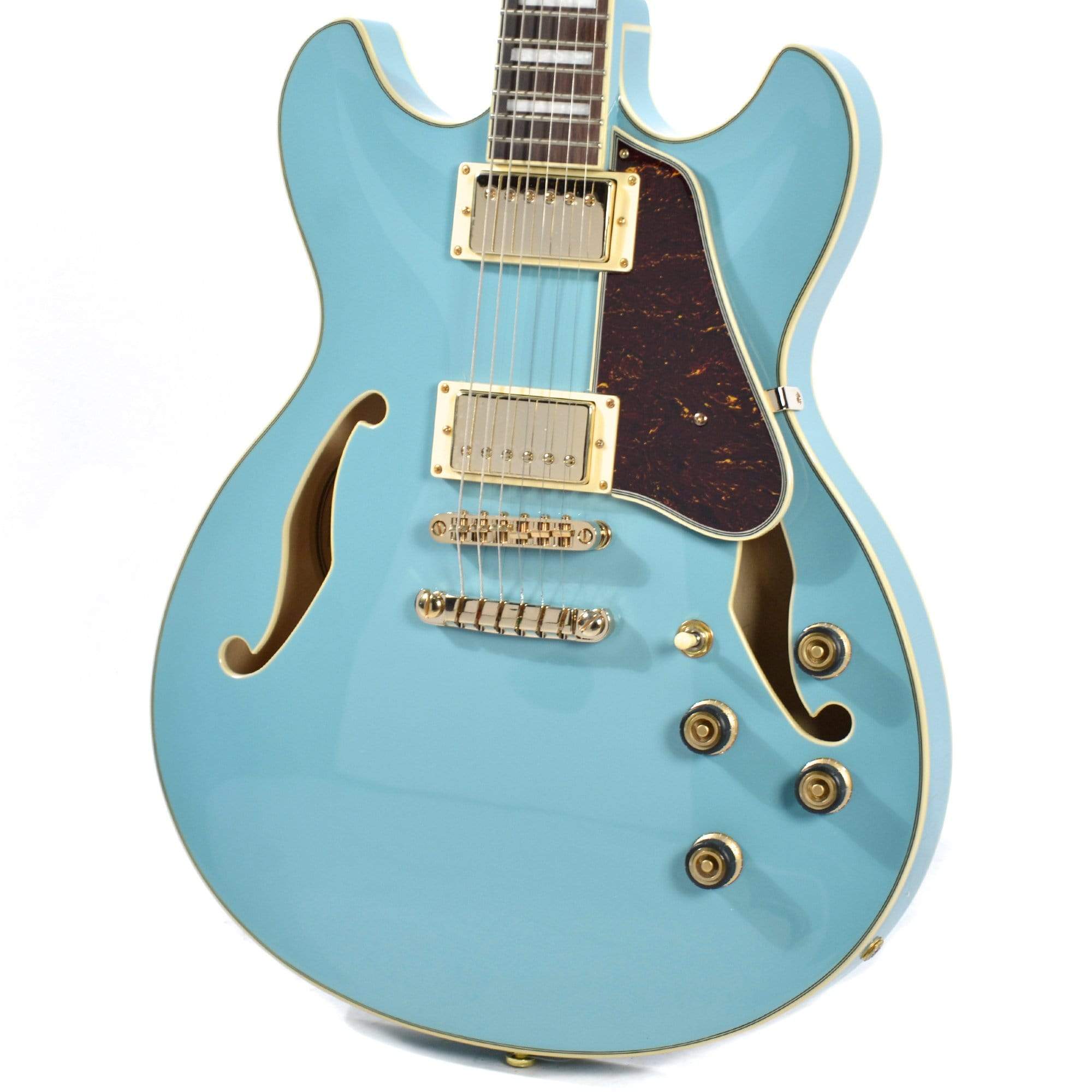 Ibanez Artcore AS73T Mint Blue w/Ibanez Powerpad Ultra Premium Gig Bag Electric Guitars / Semi-Hollow