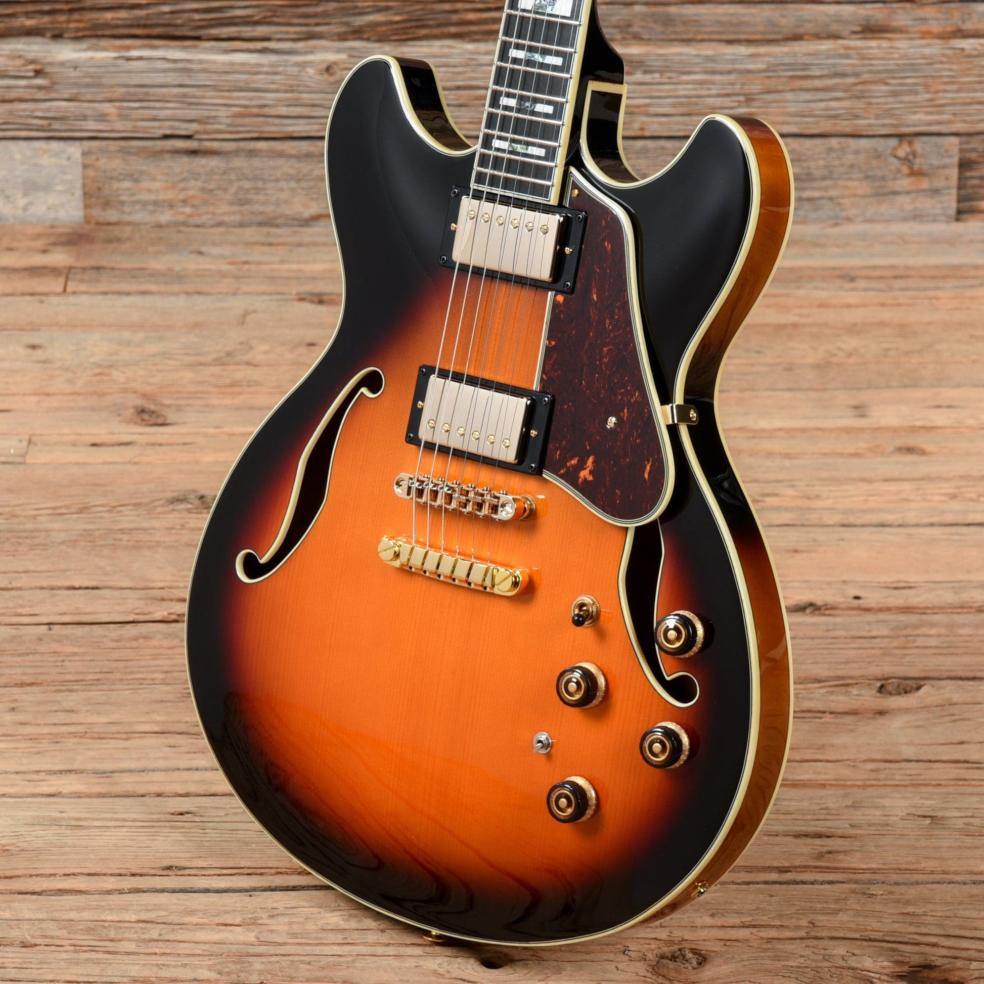 Ibanez AS113 Artist Series Sunburst Electric Guitars / Semi-Hollow