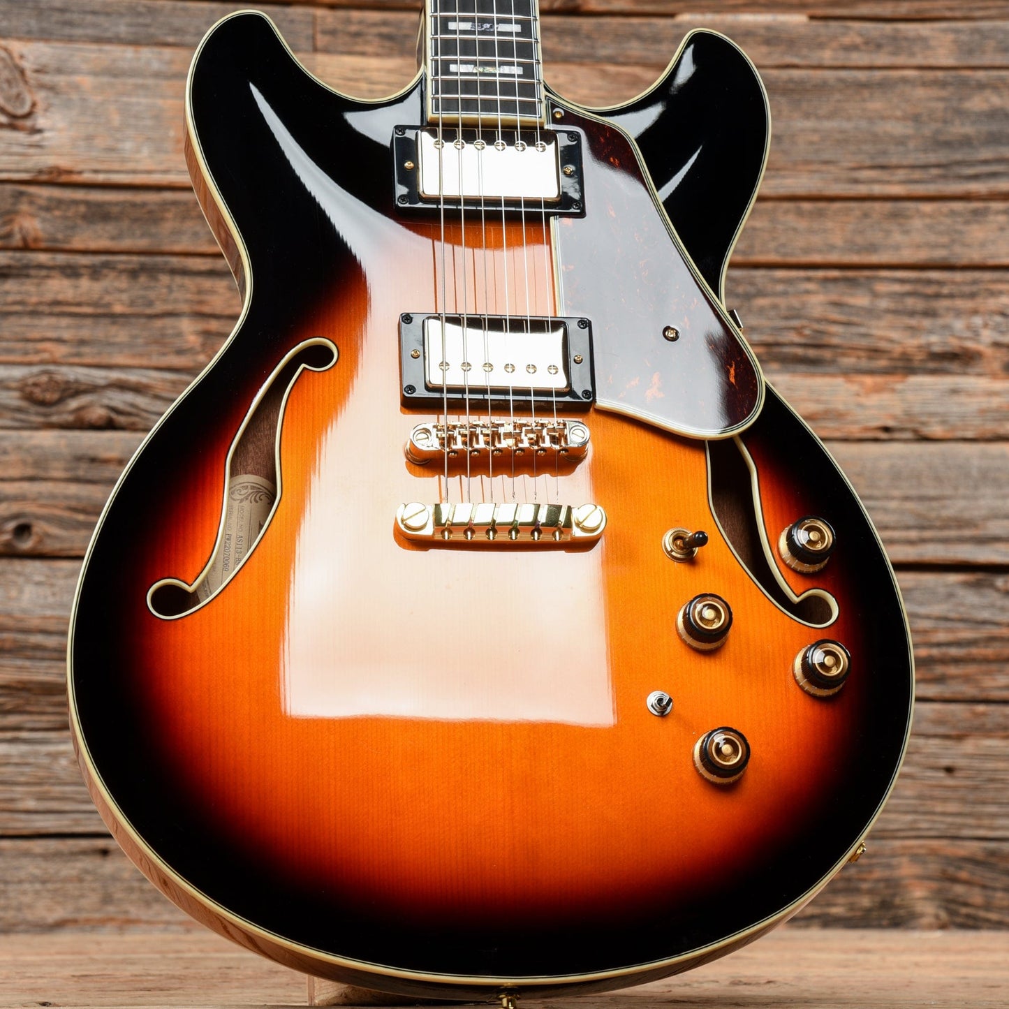 Ibanez AS113 Artist Series Sunburst Electric Guitars / Semi-Hollow