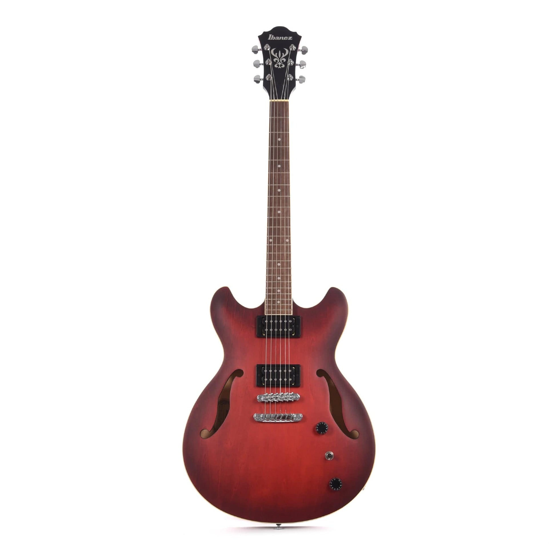 Ibanez AS53 Artcore Semi-Hollow Sunburst Red Flat Electric Guitars / Semi-Hollow